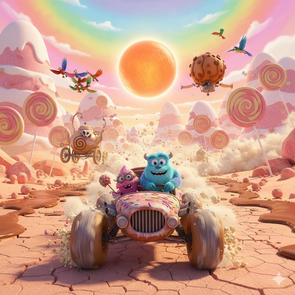 3D render of a futuristic interior