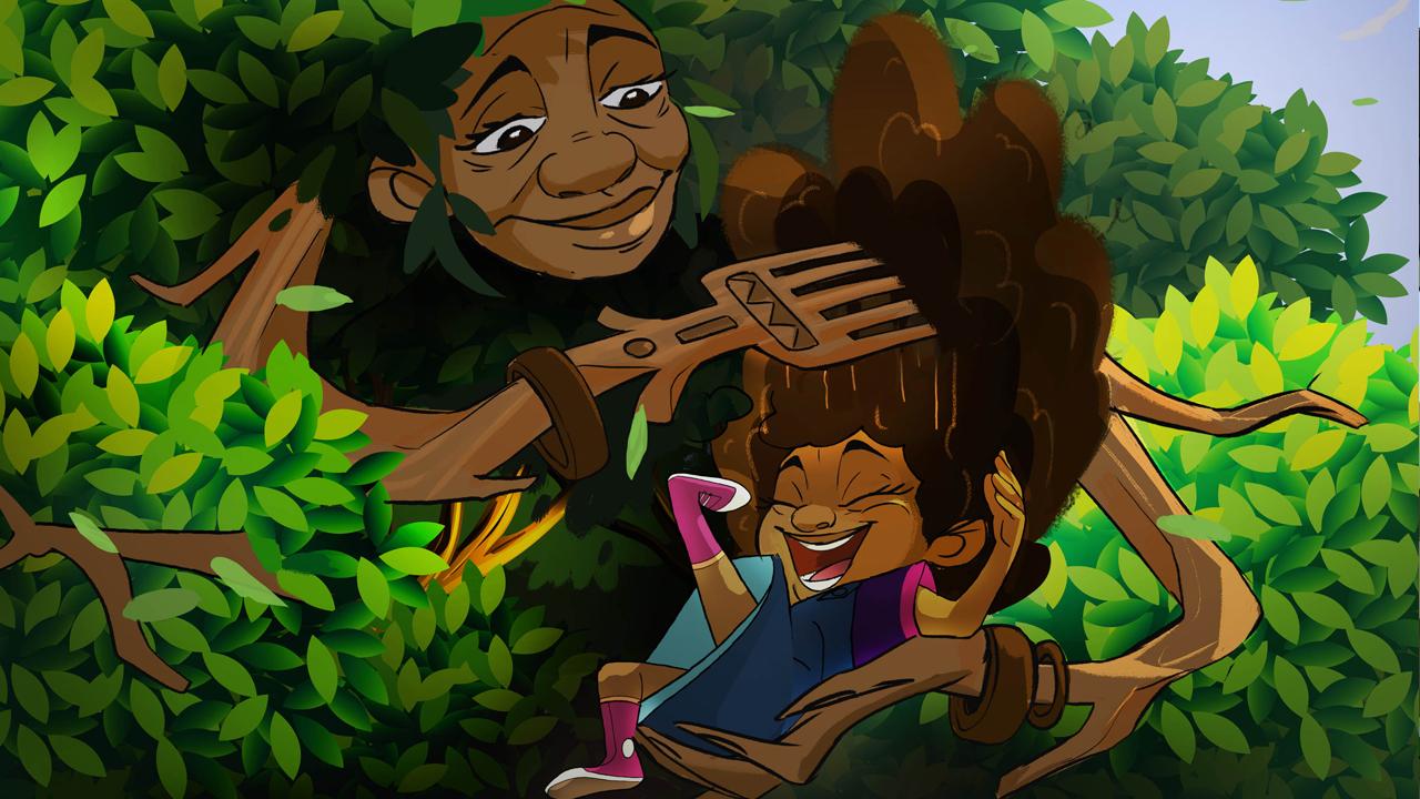 Anime character portrait